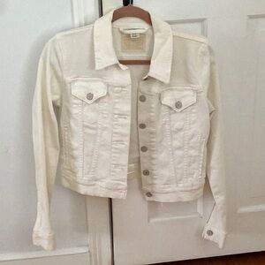 White Levi Jean jacket